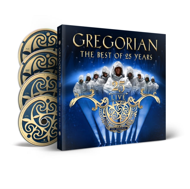 Gregorian - 25 Live (The Best Of 25 Years) (Deluxe EARBOOK/2CD/DVD/Blu-ray) (CD)