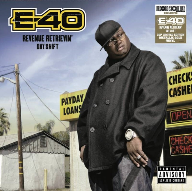 E-40 - Revenue Retrievin – Day Shift (2LP/Metallic Gold Vinyl) (RSD) (Vinyl) (US Import)