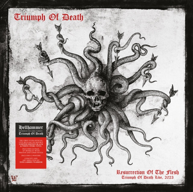 Triumph Of Death - Resurrection Of The Flesh (2LP/White & Black Swirl Vinyl) (I) (Vinyl) (US Import)