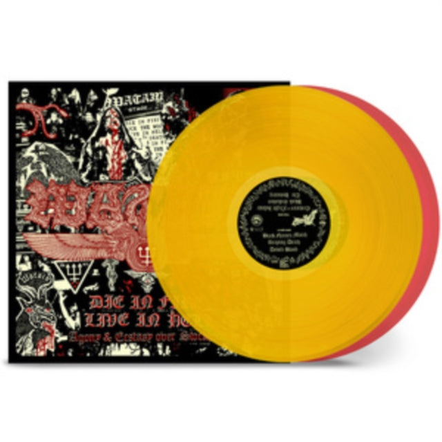 Watain - Die In Fire - Live In Hell (Red/Yellow Vinyl/2LP) (Vinyl) (US Import)