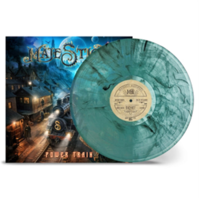 Majestica - Power Train (Trans Turquoise & Black Smoke Vinyl) (Vinyl) (US Import)