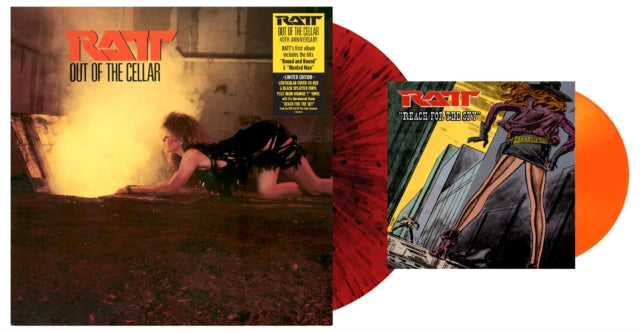 Ratt - Out Of The Cellar (40th Anniversary) (Red/Black Splatter & Neon Orange Vinyl/LP/7 Inch) (Vinyl) (US Import)