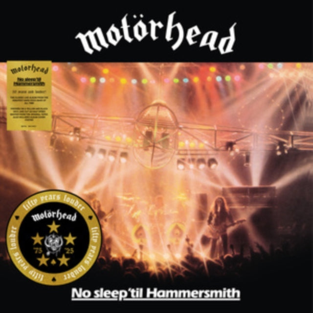 Motorhead - No Sleep Til Hammersmith (50th Anniversary) (Yellow/Black Vinyl/Half-Speed) (Vinyl) (US Import)