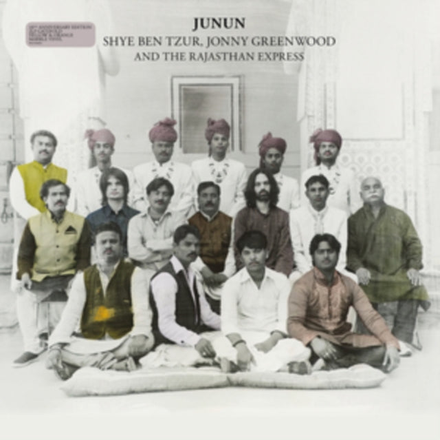 Ben-Tzur,Shye & Jonny Greenwood & The Rajasthan Express - Junjun (Yellow/Orange Marble Vinyl/2LP) (Vinyl) (US Import)