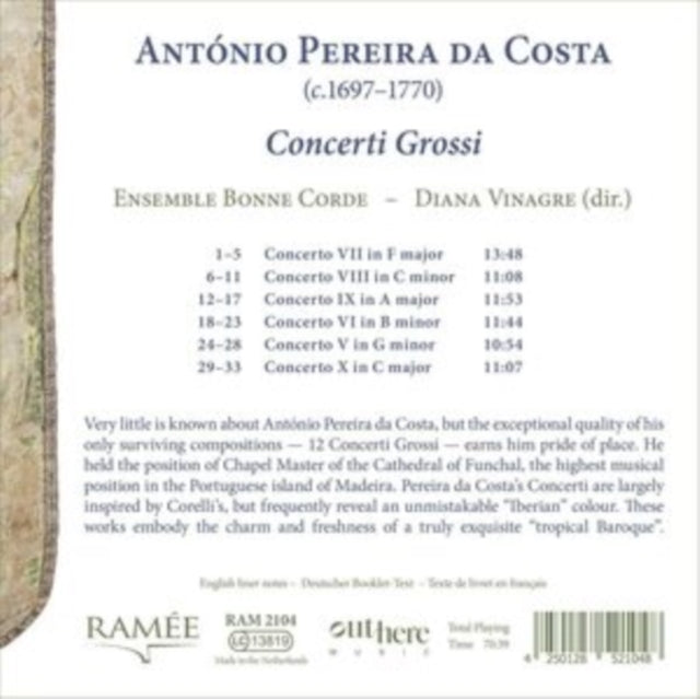 Ensemble Bonne Corde - Costa: Concerti Grossi (CD)