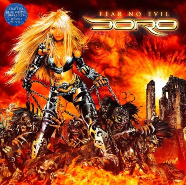 Doro - Fear No Evil (Blue White Marbled Vinyl) (Vinyl) (US Import)