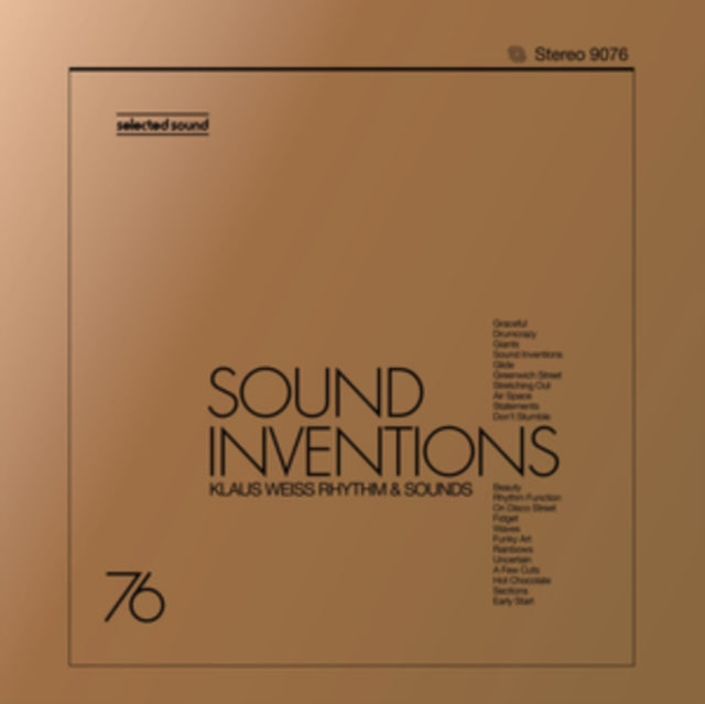 Weiss Rhythm,Klaus & Sounds - Sound Inventions (Selected Sound) (Vinyl) (US Import)