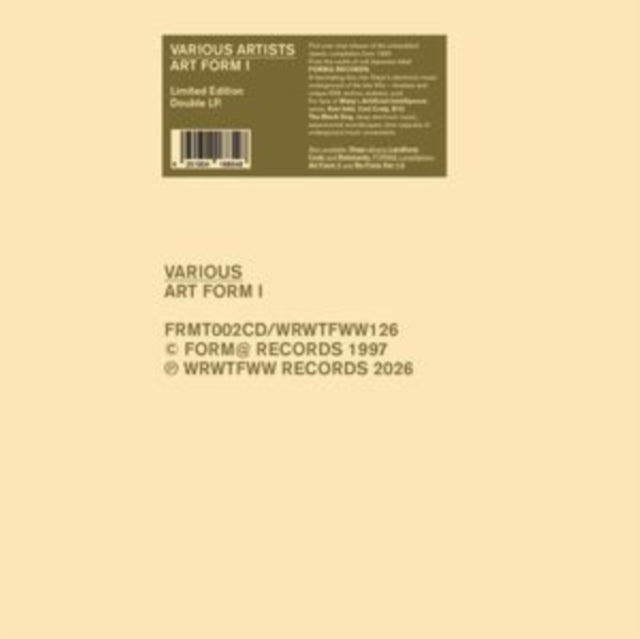Various Artists - Art Form 1 (2LP) (Vinyl) (US Import)