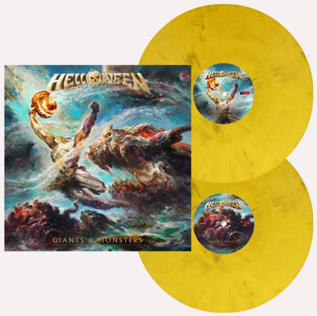 Helloween - Giants & Monsters (Sunlight Yellow Marble Vinyl/2LP/Etching D-Side) (I) (Vinyl) (US Import)