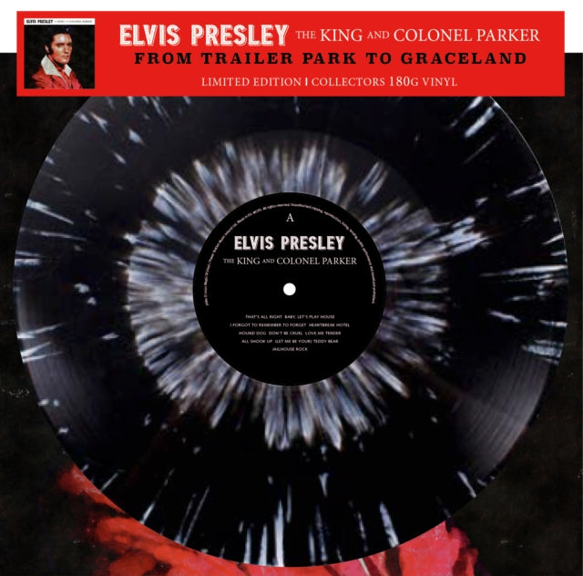 Elvis Presley - From Trailer Park To Graceland (Black & White Splatter Vinyl) (Vinyl) (US Import)
