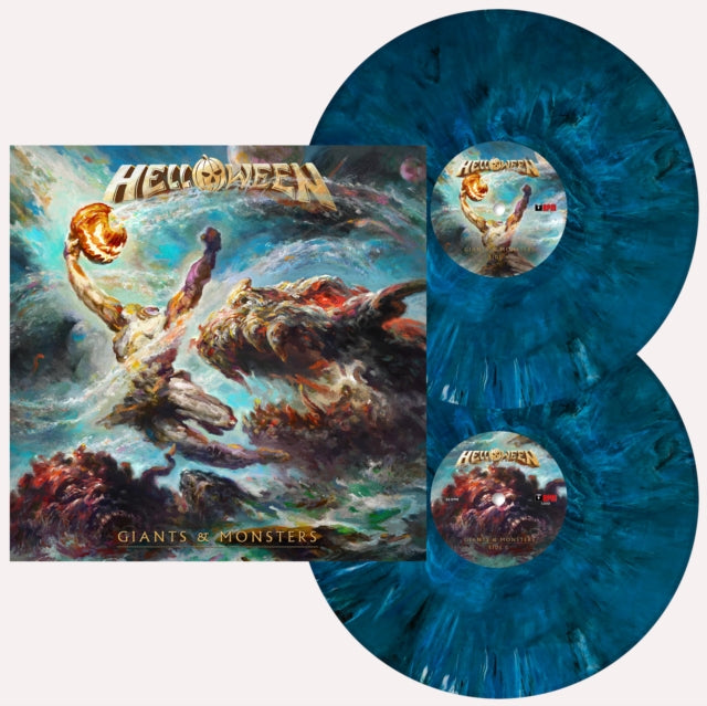 Helloween - Giants & Monsters (Deep Ocean Blue Marbled Vinyl/2LP/Etching D-Side) (Vinyl) (US Import)