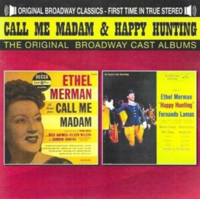 Various Artists - Call Me Madam & Happy Hunting Ethel Merman (2CD) (Original Cast Recording) (CD)