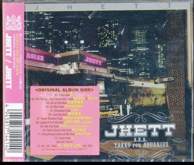 Jhett Aka Yakko For Aquarius - Jhett (CD)