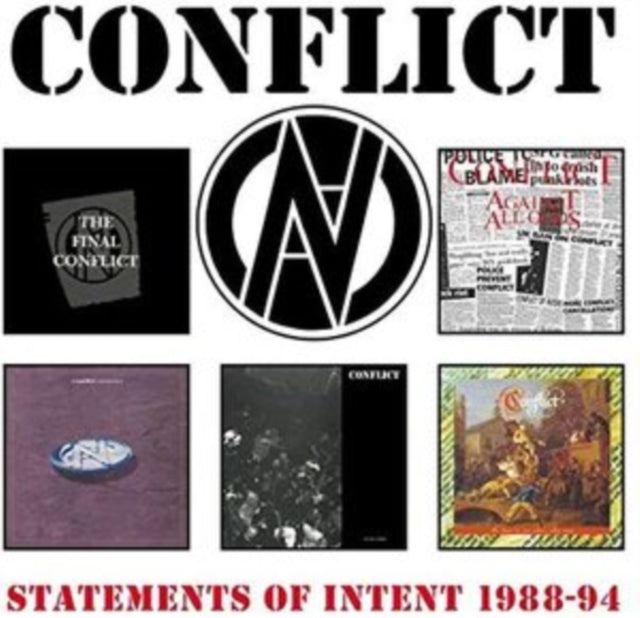 Conflict - Statements Of Intent 1988-94 (5CD Clamshell Box) (CD)