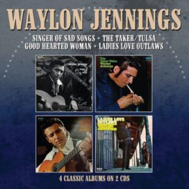 Waylon Jennings - Singer Of Sad Songs / The Taker-Tulsa / Good Hearted Woman / Ladies Love Outlaws (CD) (US Import)