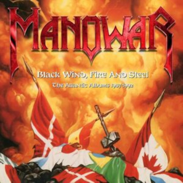 Manowar - Black Wind, Fire & Steel: The Atlantic Albums 1987-1992 (3CD/REMASTERED Clamshell Boxset) (CD)