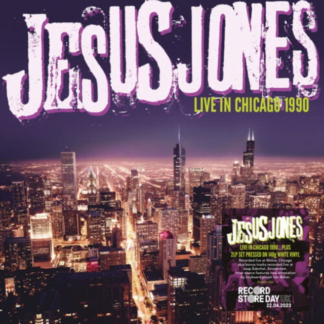 Jesus Jones - Live In Chicago 1990 (2LP/140g/White Vinyl) (RSD) (Vinyl) (US Import)
