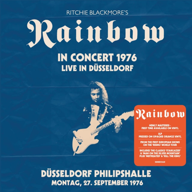 Ritchie Rainbow Blackmore - Live In Dusseldorf 1976 - Dusseldorf Philipshalle 27.9.1976 (Orange Vinyl/3LP) (Vinyl) (US Import)