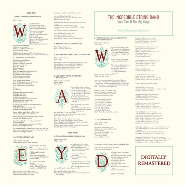 Incredible String Band - Wee Tam & The Big Huge (Remastered) (CD)