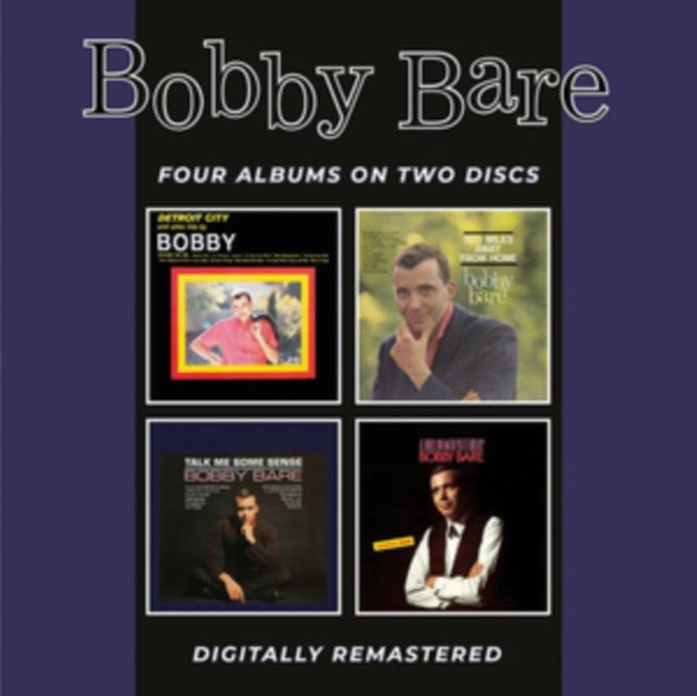 Bobby Bare - Detroit City & Other Hits / 500 Miles Away From Home / Talk Me Some Sense / Bird Named Yesterday (CD)