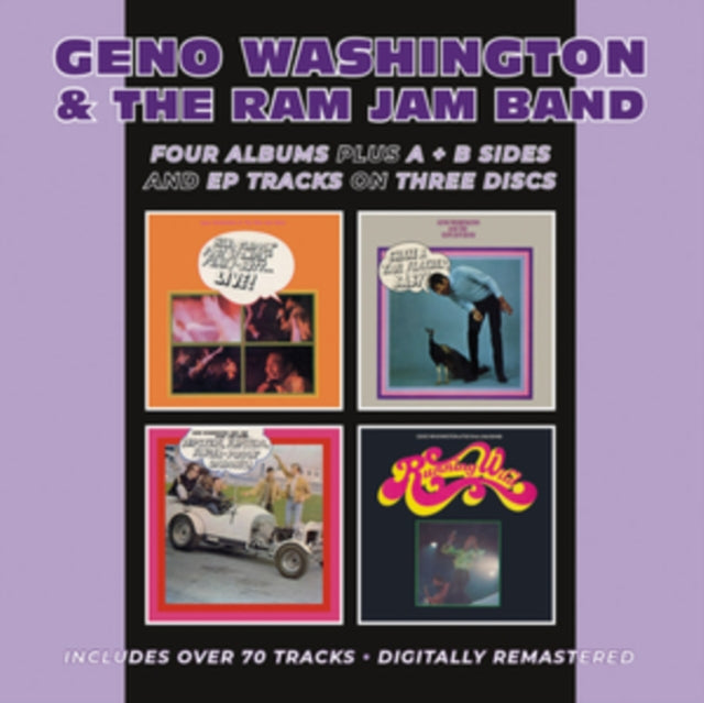 Geno Washington & The Ram Jam Band - Hand Clappin Foot Stompin / Shake A Tail Feather / Hipsters, Flipsters, Finger-Poppin / Running Wild (CD)