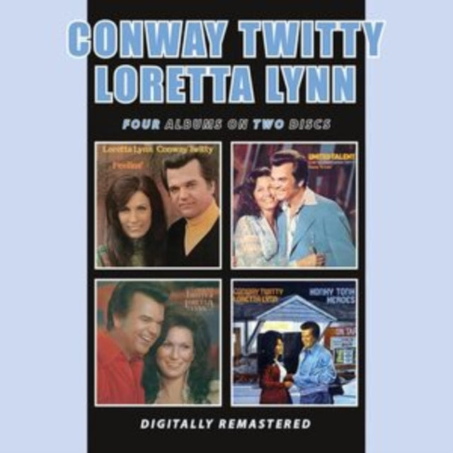 Conway Twitty & Loretta Lynn - Feelins/United Talent/Dynamic Duo/Honky Tonk Heroes (CD)