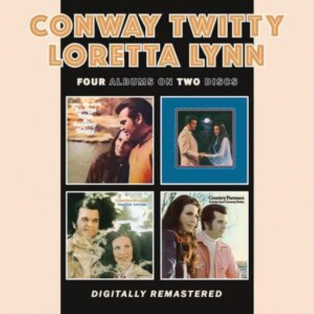 Conway Twitty & Loretta Lynn - We Only Make Believe/Lead Me On/Louisiana Woman-Mississippi Man/Country Partners (CD)