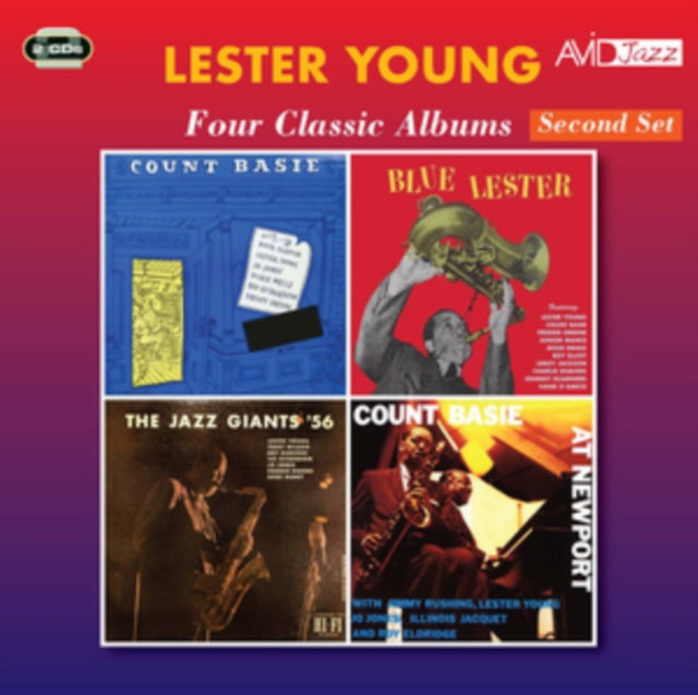 Lester Young; Count Basie - Kansas City Seven & Lester Young Quartet / Blue Lester / Jazz Giants 56 / Count At Newport (2CD) (CD)