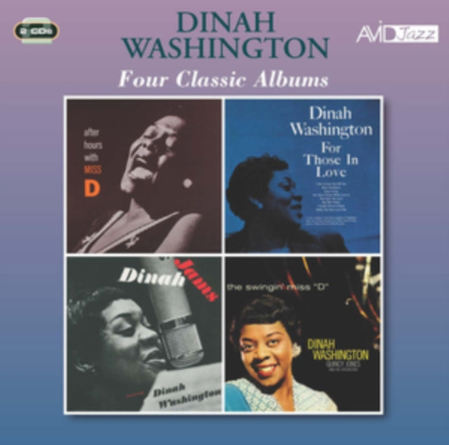 Dinah Washington - After Hours With Miss D / For Those In Love / Dinah Jams / The Swingin Miss D (2CD) (CD)