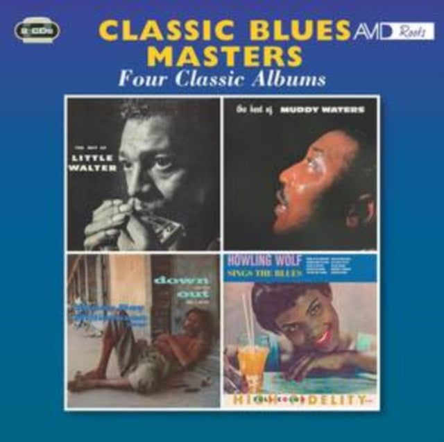 Little Walter; Muddy Waters; Sonny Boy Williamson; Howlin Wolf - Best Of Little Walter / Best Of Muddy Waters / Down & Out Blues / Sings The Blues (2CD) (CD)