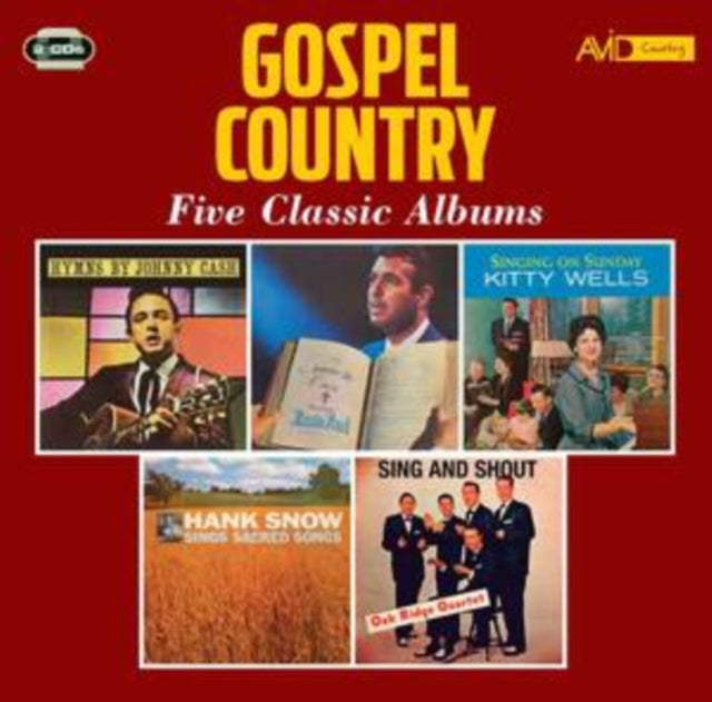 Johnny Cash; Tennessee Ernie Ford; Kitty Wells; Hank Snow; The Oak Ridge Quartet Boys - Hymns By / Nearer The Cross / Singing On Sunday / Sings Sacred Songs / Sing & Shout (CD)