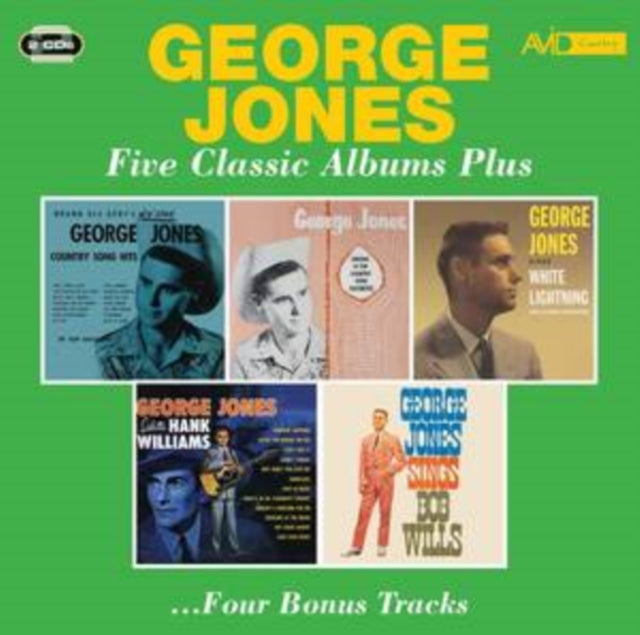 George Jones - Grand Ole Opry's New Star/George Jones Sings/White Lightning/Salutes Hank Williams/Sings Wills (2CD) (CD)