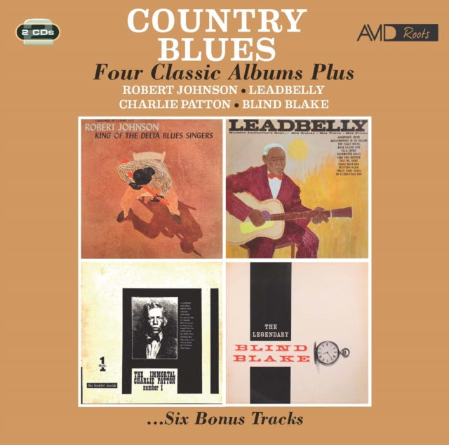 Robert Johnson; Leadbell; Charlie Patton; Blind Blake - King Of The Delta Blues Singers / Ledbetter's Best / Immortal Patton #1 / Legendary Blind Blake (CD)