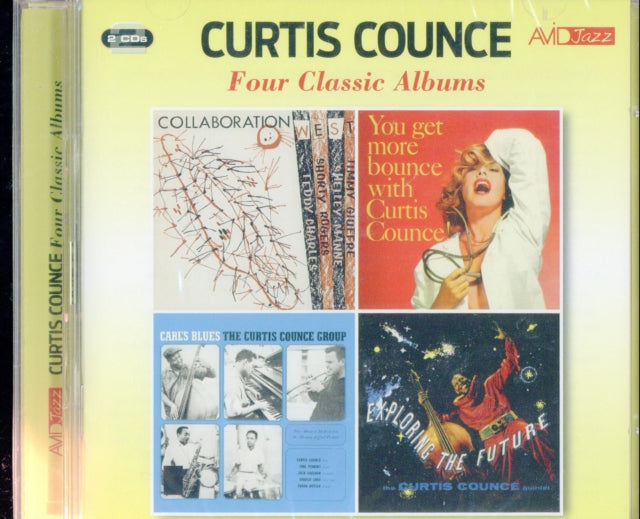 Curtis Counce - 4 Classic Albums: Collaboration West / You Get More Bounce / Exploring The Future / Carl's Blues (CD)