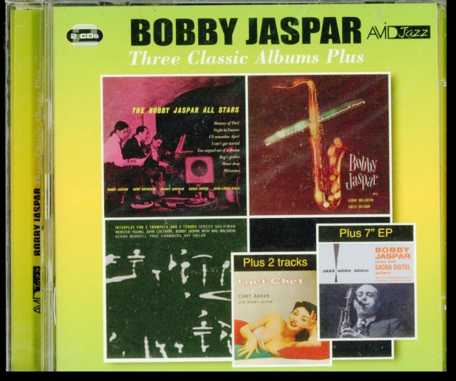 Bobby Jaspar - 3 Classic Albums Plus (Bobby Jaspar All Stars / Tenor & Flute / Interplay For 2 Trumpets & 2 Tenors) (CD)