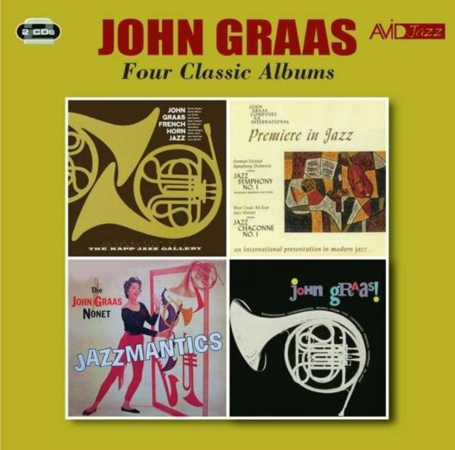 John Graas - 4 Classic Albums (French Horn Music / John Graas / Jazzmantics / Premiere In Jazz) (CD)
