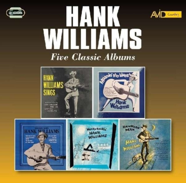 Hank Williams - Hank Williams Sings / Moanin The Blues / Memorial / Honky Tonkin / Ramblin Man (CD)