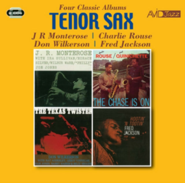 J.R. Monterose; Charlie Rouse; Don Wilkerson; Fred Jackson - Tenor Sax (J.R. Monterose / The Chase Is On / The Texas Twister / Hootin' 'N Tootin') (CD)