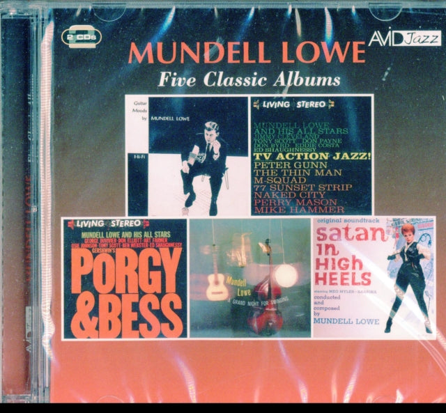 Mundell Lowe - Guitar Moods / Tv Action Jazz / Porgy & Bess / Grand Night For Swinging / Satan In High Heels (CD) (US Import)