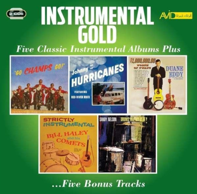 Champs; Johnny & The Hurricnaes; Duane Eddy; Bill Haley & His Comets; Sandy Nelson - Go Champs Go / Johnny & The Hurricanes / $1,000,000 Worth Of Twang / Strictly Instrumental / Drums (CD)