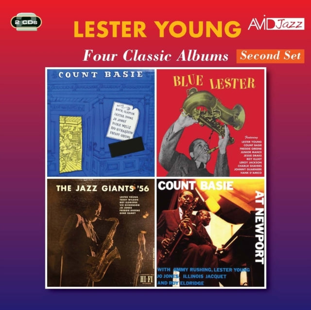 Lester Young - Count Basie Kansas City Seven & Lester Young Quartet / Blue Lester / Jazz Giants 56 / At Newport (CD)