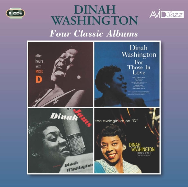 Dinah Washington - After Hours With Miss D / For Those In Love / Dinah Jams / Swingin Miss D (CD)