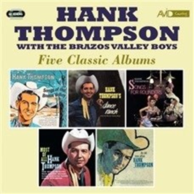 Hank Thompson - Songs Of The Brazos Valley / Dance Ranch / Songs For Rounders / Most Of All / An Old Love Affair (CD)