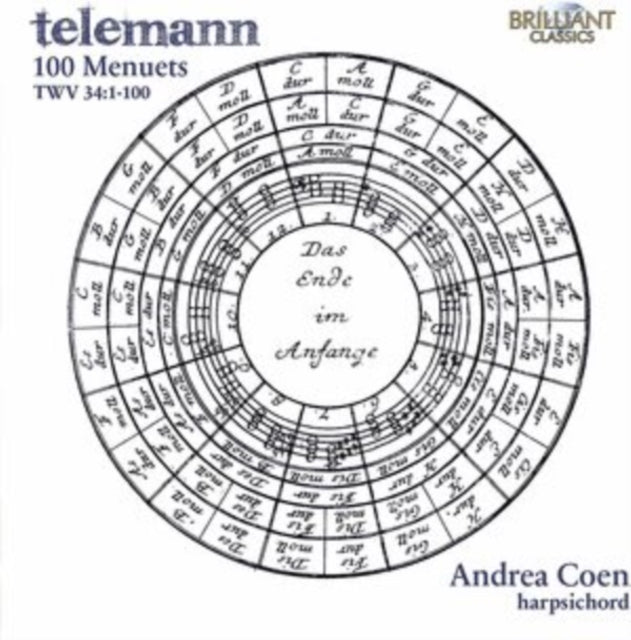 Andrea Coen - Telemann: 100 Menuets TWV 34:1-100 (CD)