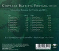 Neyza Copa; Lux Terrae Baroque Ensemble - Fontana: Complete Sonatas For Violin & Basso Continuo (CD)