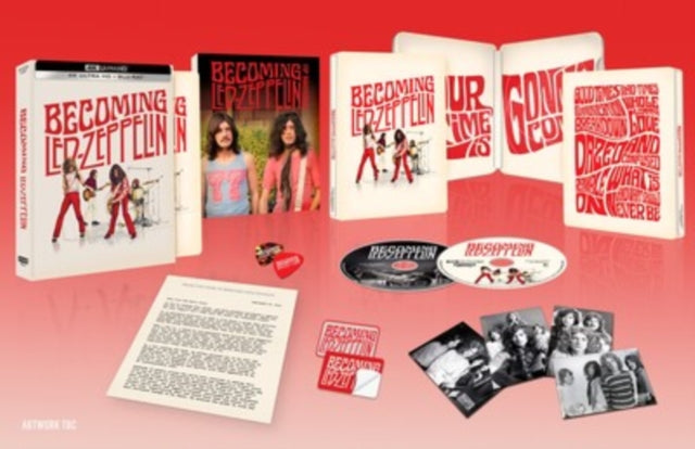 Becoming Led Zeppelin (Steelbook) (4K Blu-ray) (Region A US Import)