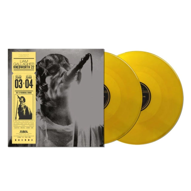 Liam Gallagher - Live At Knebworth '22 (2LP/SUN Yellow Vinyl) (I) (Vinyl) (US Import)