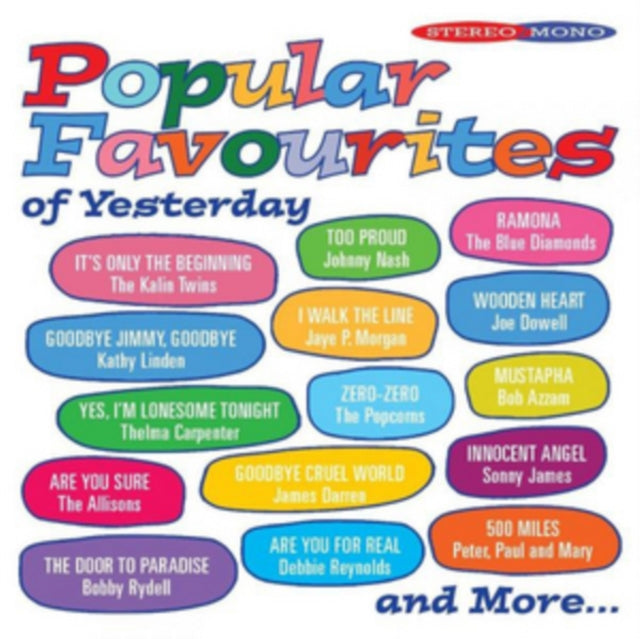 Various Artists - Popular Favourites Of Yesterday (CD)