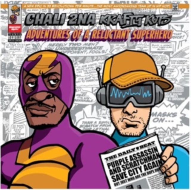Chali 2NA & Krafty Kuts - Adventures Of A Reluctant Superhero (Yellow Vinyl) (Vinyl) (US Import)