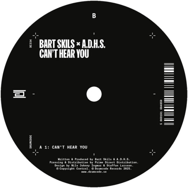 Skils,Bart & A.D.H.S - Can't Hear You (Vinyl) (US Import)